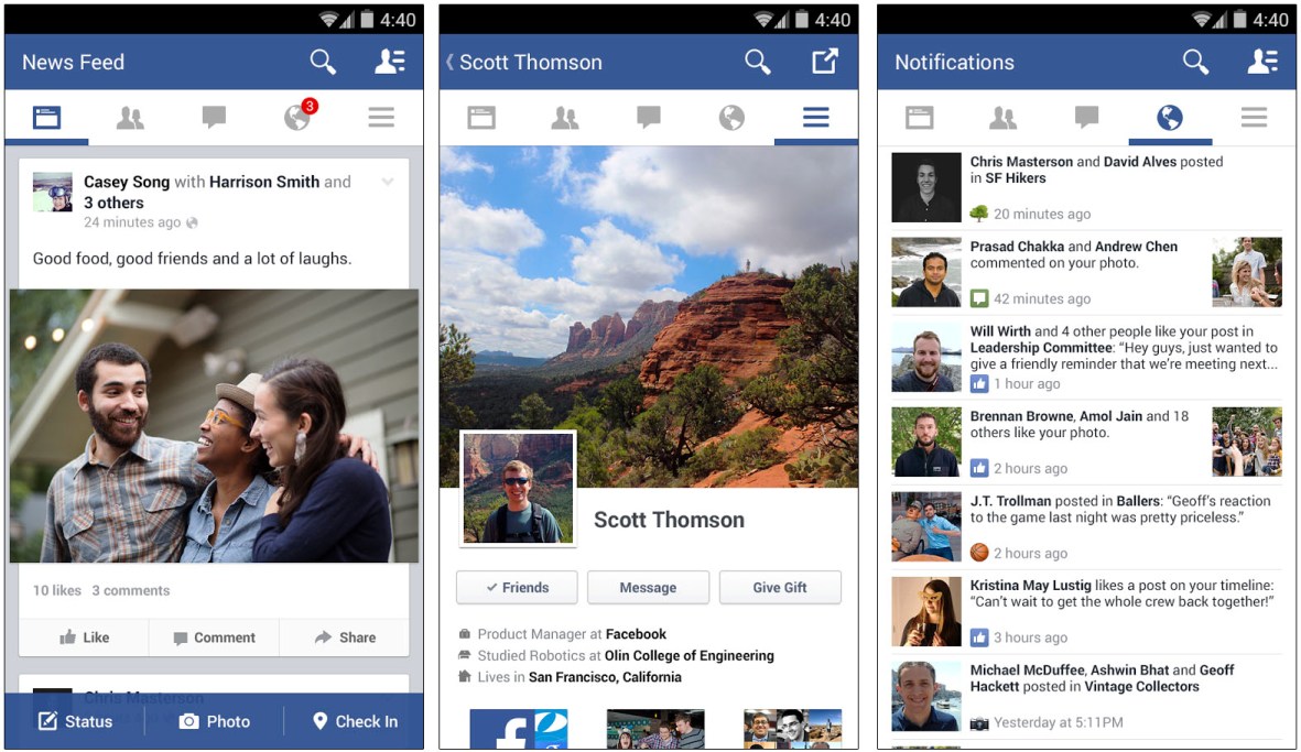 Facebook Full Version For Android Free Download